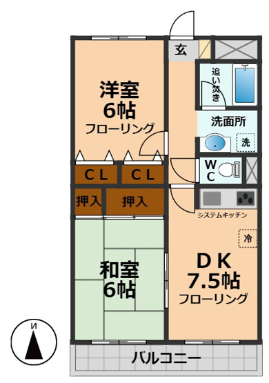 【間取り】 | グレース多磨