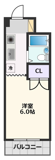 【間取り】 | Ｒ＆Ｅ関大前マンション