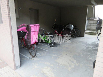【その他共用部分】 | アルデールエスパシオ（吉田賃貸） | 駐輪場です