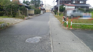 【前面道路含む現地写真】 | 野洲市比留田　売土地