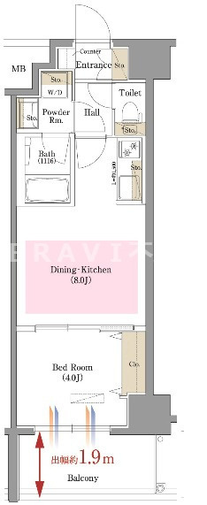 アーバネックス真田山　BRAVI不動産の間取り|【アーバネックス真田山】間取り