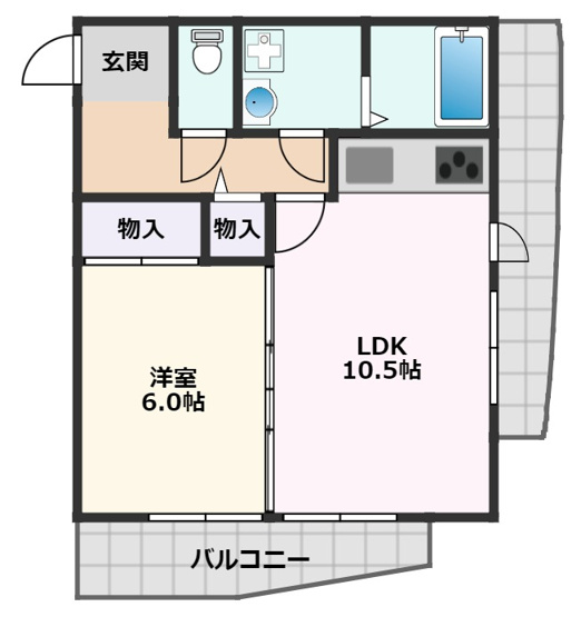 【間取り】 | キャニスコート上新庄