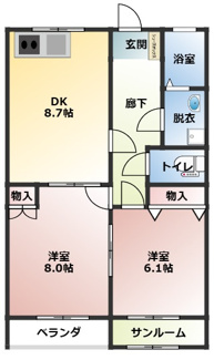 【間取り】 | コーポサードニックス