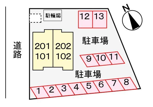 シアンクレール ドゥーの区画図