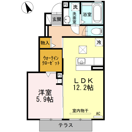 パークハウス常滑　B棟の間取り