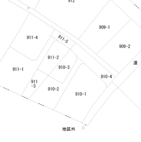 【石原不動産】線引き前宅地！解体更地渡し！ドラッグストア、コンビニ近く☆の土地図