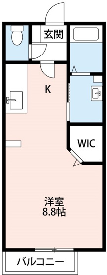 【間取り】 | ボナール大門Ｃ