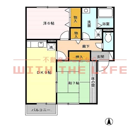 フォンテーヌ【キャッシュバック対象物件】の間取り