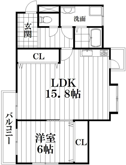 【間取り】 | ファミール吉田Ⅰ