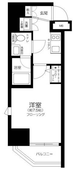 【間取り】 | プレスタイル入谷Ⅱ