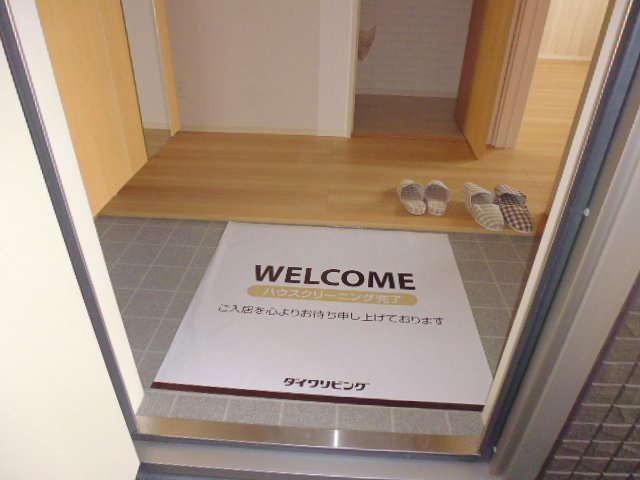 オアシス連島の玄関