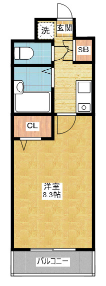 Ｈ.O.M.E.S.伊勢山｜名古屋市の賃貸ならMy賃貸の間取り|Ｈ.O.M.E.S.伊勢山