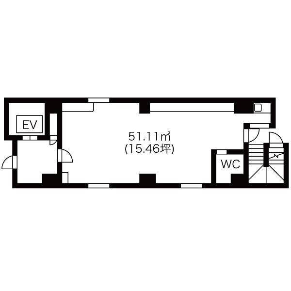 NV Ｉ Bldg (エヌブイワンビル)の間取り
