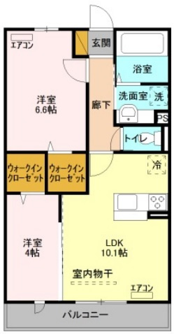 ペイサージュの間取り