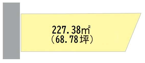 和歌山市園部・土地・122414の区画図