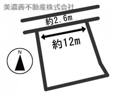 ５４７１２　羽島市桑原町午南土地の区画図