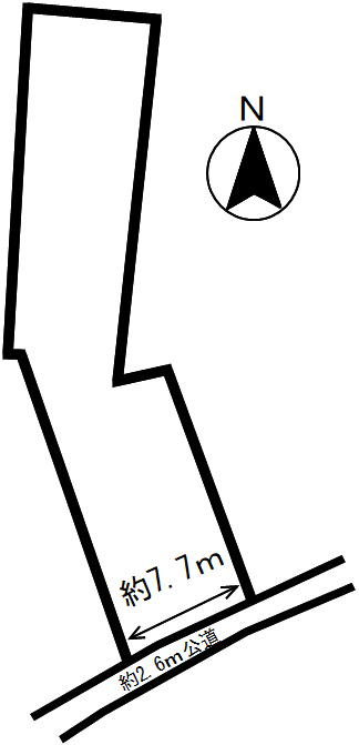 ５４６５３　揖斐郡池田町池野土地の区画図