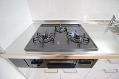 【キッチン】 | 桐朋ハイツ | ★3口ガスコンロ★