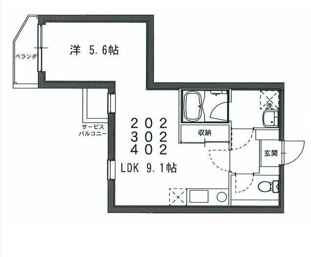 【間取り】 | ファブール練馬