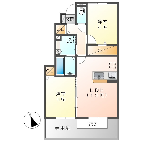 エクセラCの間取り