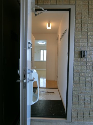 ハイライズの玄関