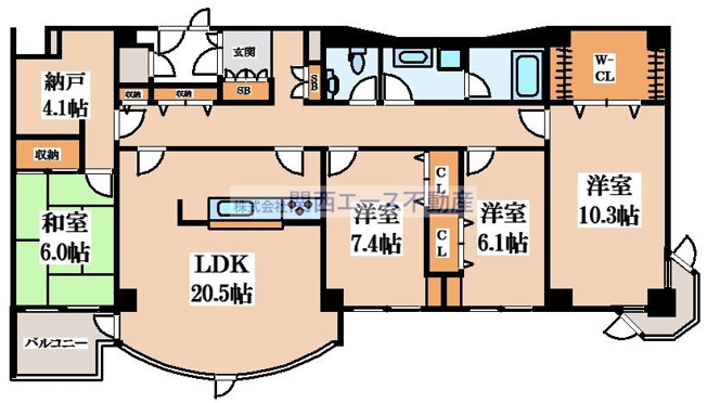 【間取り】 | メロディーハイムエクセル石切