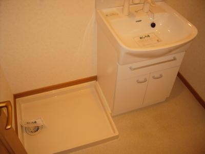 レガート鹿遊館の洗面所|脱衣所・洗濯機設置可