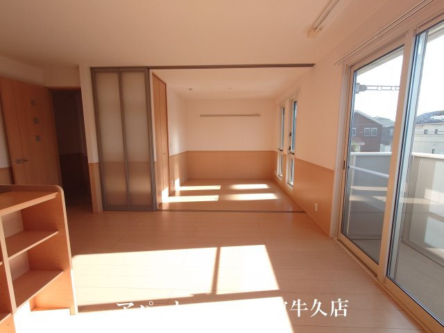 ひたち野Villa.Pal（ヴィラパル）のバルコニー