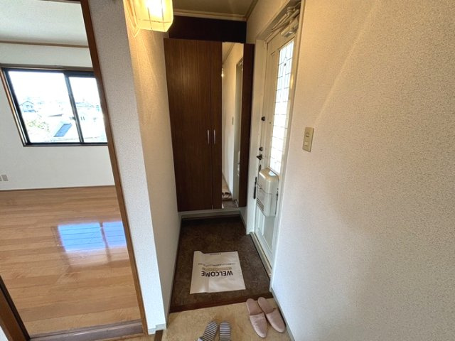 上益城郡益城町大字安永のアパートの玄関