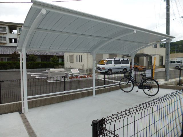 倉敷市新田のアパートのその他共用部分|自転車置き場