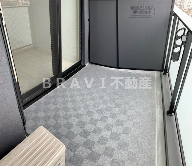 フォレ長堀通南　BRAVI不動産のバルコニー|【フォレ長堀通南】開放的で明るい空間を演出してくれるバルコニーです