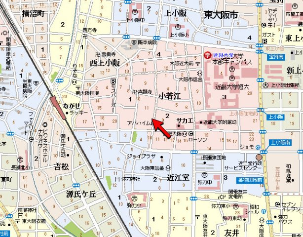 パームスクエアの地図