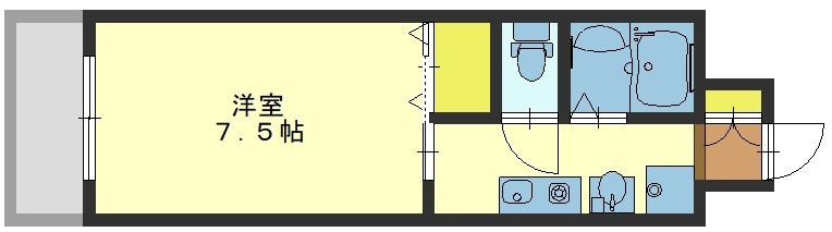 サンキャドマス近鉄長瀬駅前の間取り