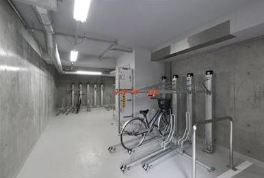 五番町マンションのその他共用部分|駐輪場