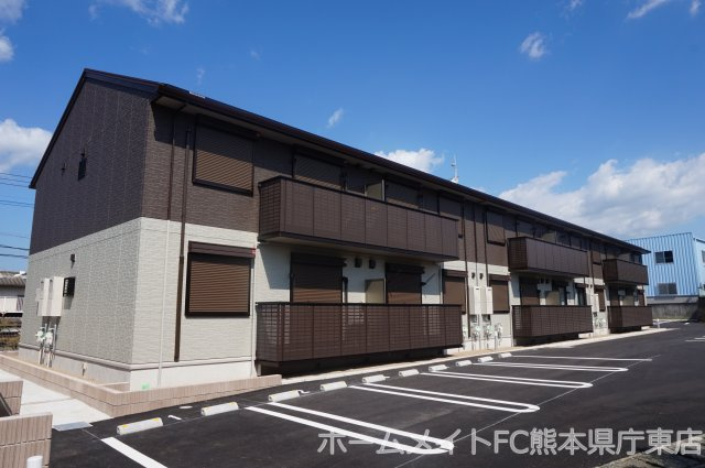 熊本市東区御領１丁目のアパートの外観