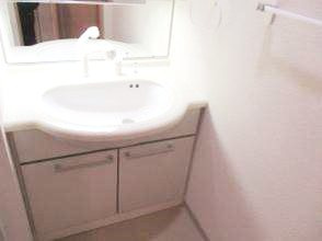 クオリア小石川の独立洗面台|※写真は同タイプの別室になります