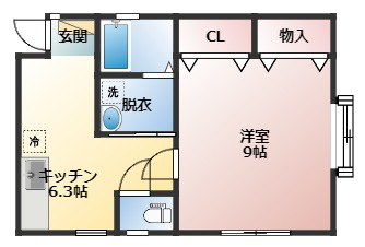 【間取り】 | トワール東堀