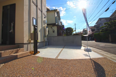 【駐車場】 | 宇治市伊勢田町南遊田　新築戸建