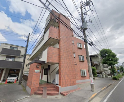 【外観】 | 鹿島田コーポ | 2階部分・南西角部屋につき日当たり・風通し良好です。
自主管理につき管理費を安く抑える事が出来ます♪