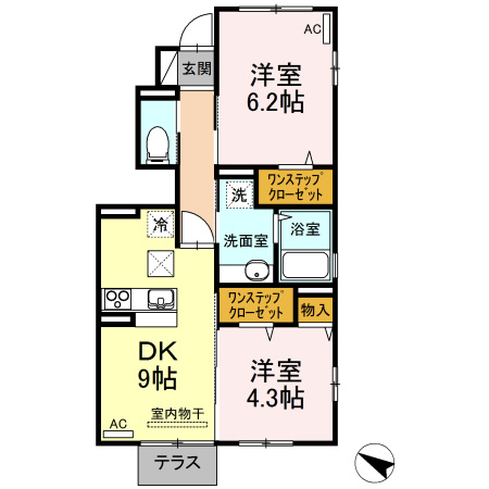 みつばちⅣの間取り