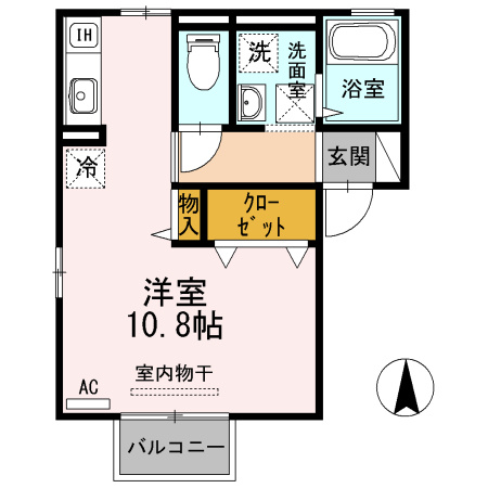 眠兎（ミント）の間取り