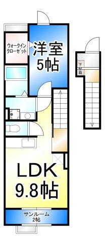 ライブタウンたかだの間取り