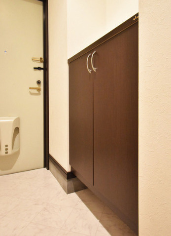 カンファート三潴の玄関|コンパクトで使いやすいお風呂です