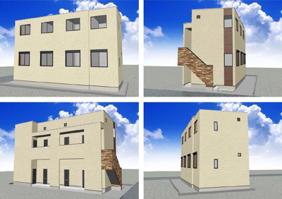 【外観パース】 | ハーモニーテラス小岩WEST