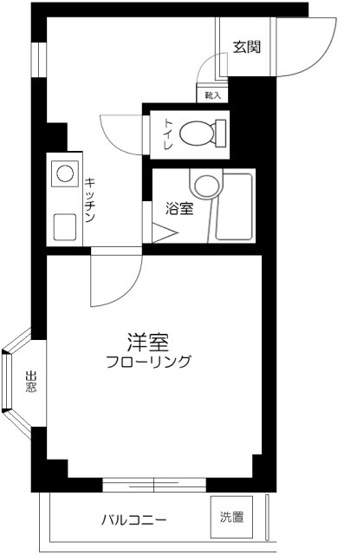 【間取り】 | ジュネス３３Ａ