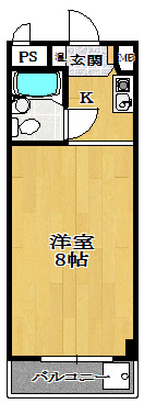 【間取り】 | グリーンハイツ北野田