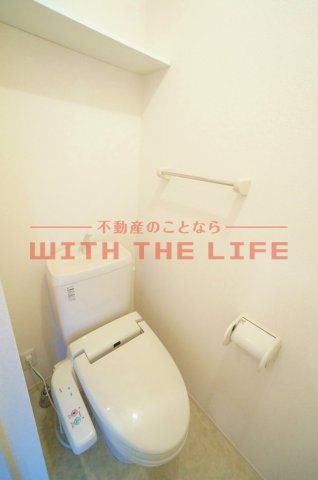 ファルコン久留米高校駅前【10，000円キャッシュバック対象物件】のトイレ|清潔感のあるトイレです