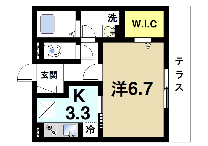Bizet中筋の間取り