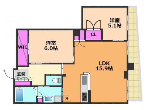 【間取り】 | ジオ高槻ミューズレジス
