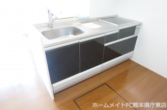 熊本市中央区大江４丁目のアパートのキッチン